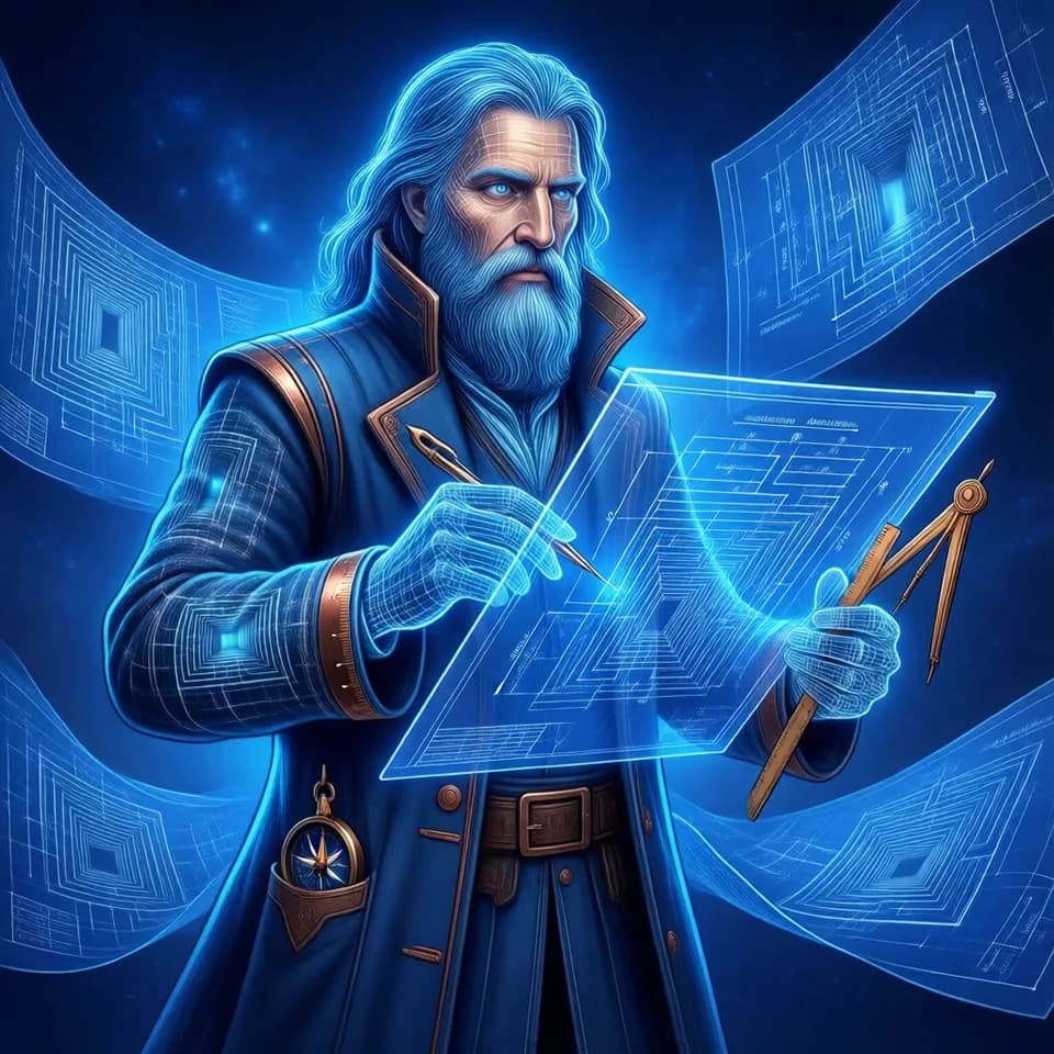 Daedalus - Planner and architect — the blueprint is drawn before anything is built